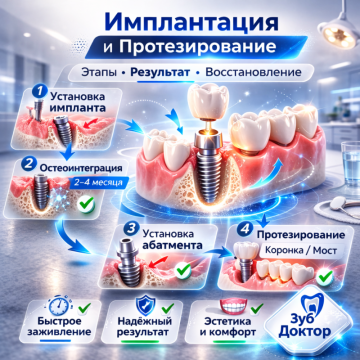 Имплантация зубов vs протезирование: какой выбрать?