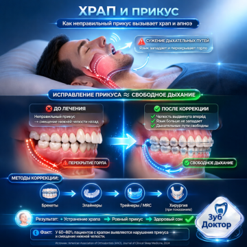Храп и прикус