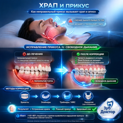 Храп и прикус