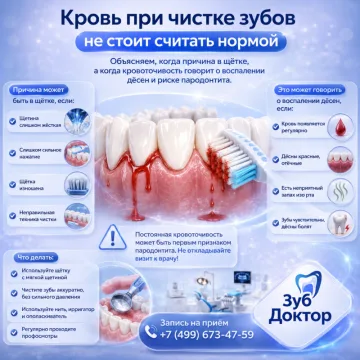 Десна кровит при чистке: когда это уже не норма