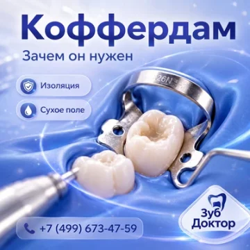 Коффердам при лечении зуба: зачем изолируют зуб