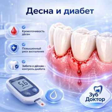 Десна кровит при диабете: почему нужен особый контроль
