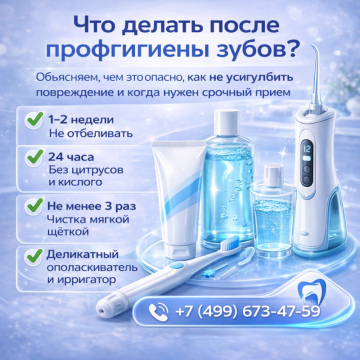 Ошибки после гигиены
