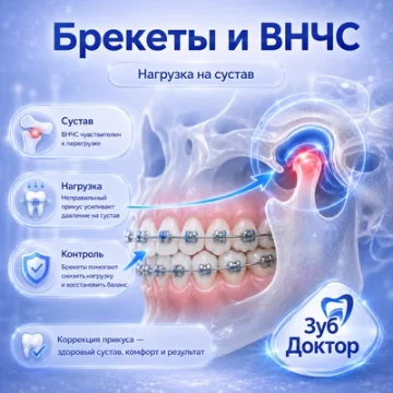 Брекеты и ВНЧС: когда нужен дополнительный контроль