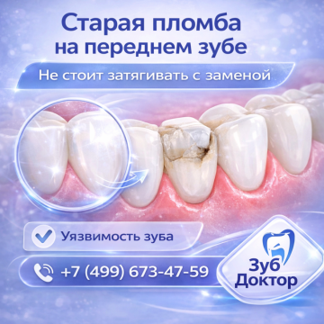 Пора менять старые пломбы