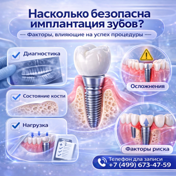 Насколько безопасна имплантация зубов?
