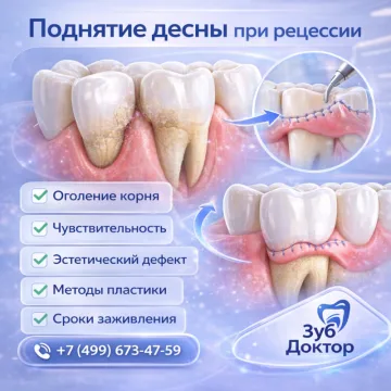 Как проводится операция по поднятию десны?