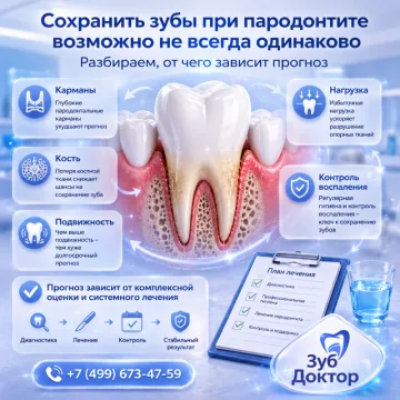 Сохранить зубы при пародонтите: от чего зависит прогноз